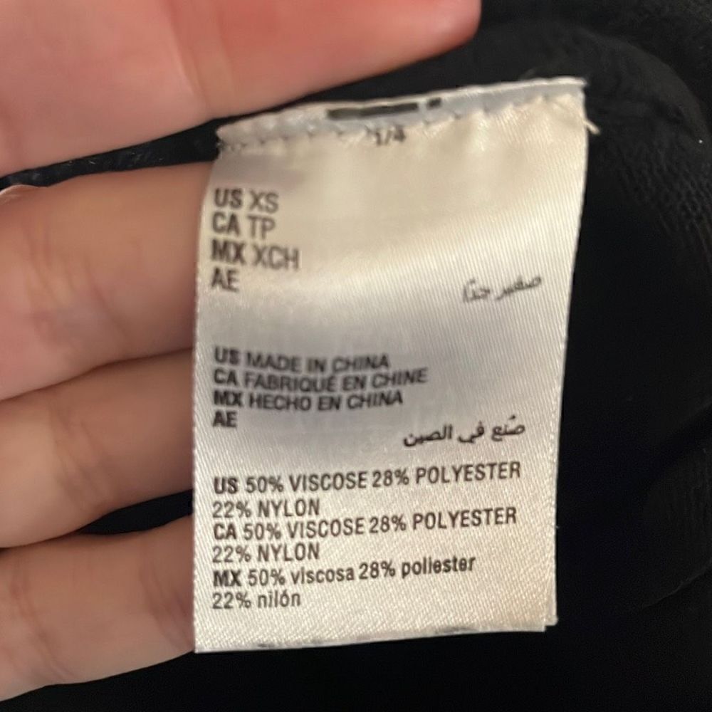 Culpos X INC Black Cargo Sweater Jogger XS - Picture 5 of 6